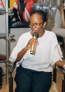 Folayemi Agusto at UnwindFest mixer 3.0