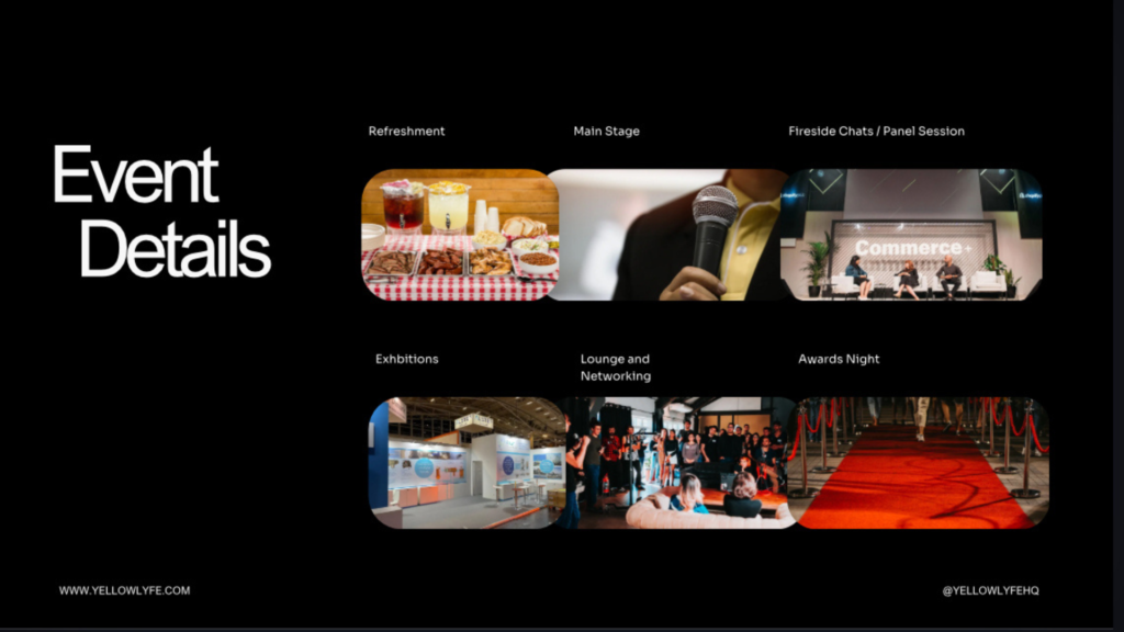 Event moodboard example template